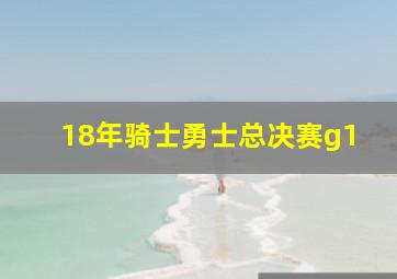 18年骑士勇士总决赛g1