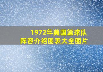 1972年美国篮球队阵容介绍图表大全图片