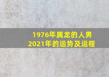 1976年属龙的人男2021年的运势及运程