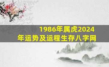 1986年属虎2024年运势及运程生存八字网