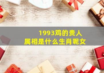 1993鸡的贵人属相是什么生肖呢女