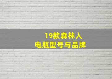 19款森林人电瓶型号与品牌