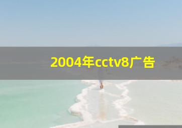 2004年cctv8广告