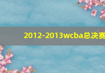 2012-2013wcba总决赛