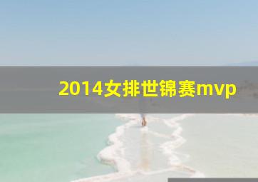 2014女排世锦赛mvp