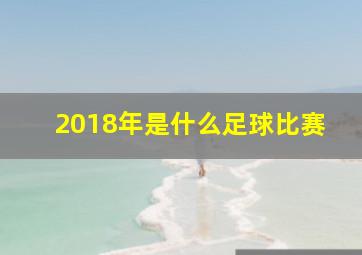 2018年是什么足球比赛