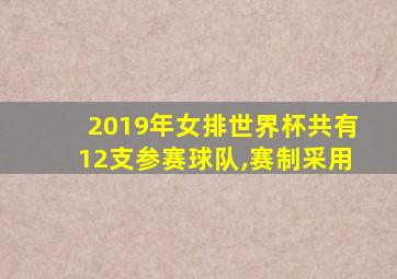 2019年女排世界杯共有12支参赛球队,赛制采用