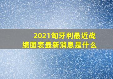 2021匈牙利最近战绩图表最新消息是什么