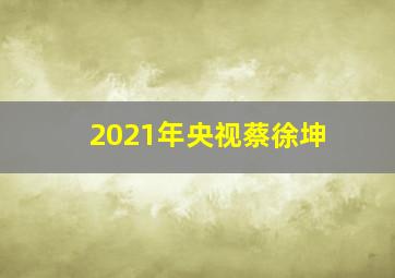 2021年央视蔡徐坤