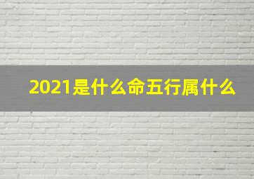 2021是什么命五行属什么