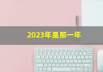 2023年是那一年