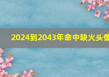 2024到2043年命中缺火头像