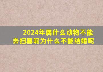 2024年属什么动物不能去扫墓呢为什么不能结婚呢