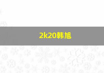 2k20韩旭