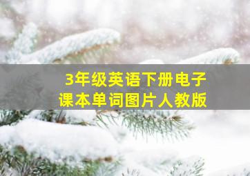 3年级英语下册电子课本单词图片人教版