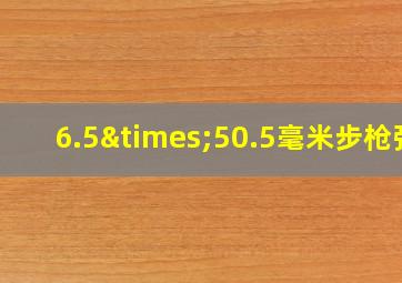 6.5×50.5毫米步枪弹