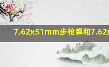 7.62x51mm步枪弹和7.62x39mm