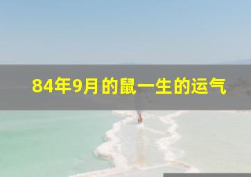 84年9月的鼠一生的运气