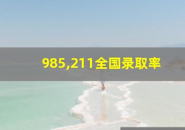 985,211全国录取率