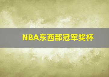 NBA东西部冠军奖杯