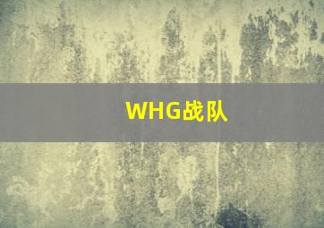 WHG战队