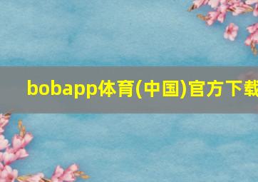 bobapp体育(中国)官方下载