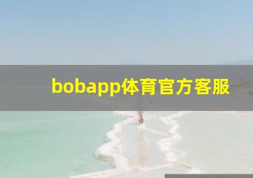 bobapp体育官方客服