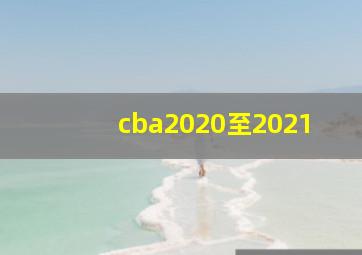 cba2020至2021