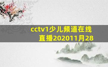 cctv1少儿频道在线直播202011月28