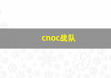 cnoc战队