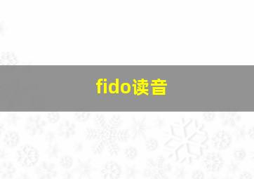 fido读音