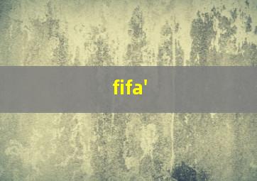 fifa'