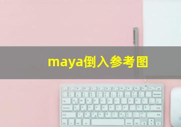 maya倒入参考图