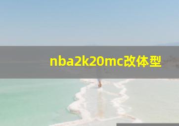 nba2k20mc改体型