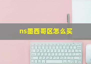 ns墨西哥区怎么买