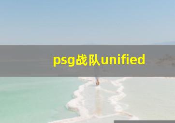 psg战队unified