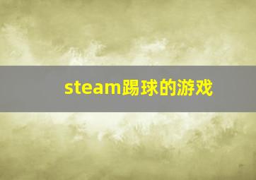 steam踢球的游戏