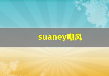 suaney嘲风