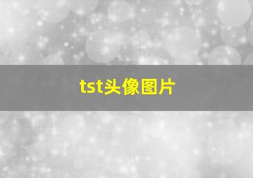 tst头像图片