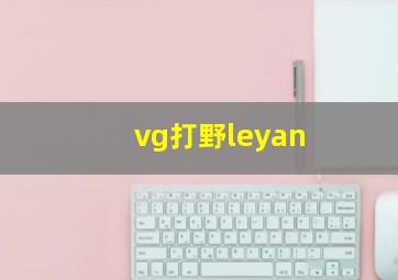 vg打野leyan