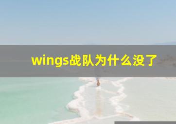 wings战队为什么没了