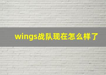 wings战队现在怎么样了