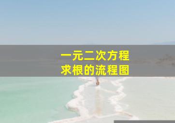 一元二次方程求根的流程图