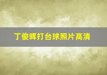 丁俊晖打台球照片高清