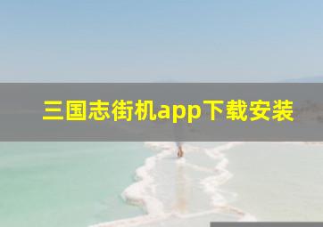 三国志街机app下载安装