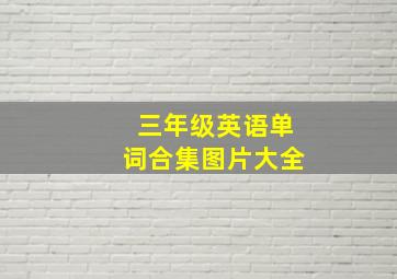 三年级英语单词合集图片大全