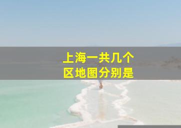 上海一共几个区地图分别是