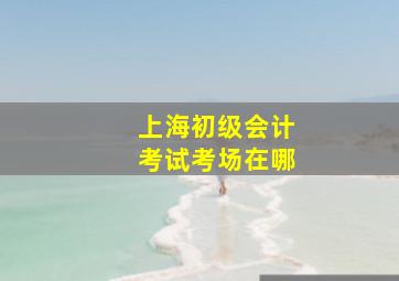 上海初级会计考试考场在哪