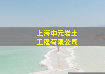 上海申元岩土工程有限公司