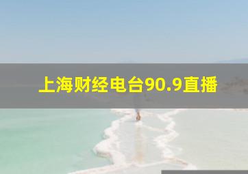 上海财经电台90.9直播